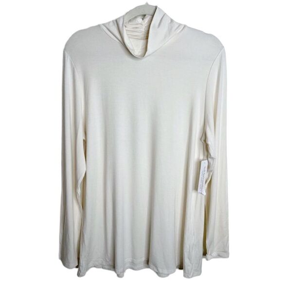 Soft surroundings Yerimen turtleneck ecru - Picture 1 of 5